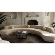 LussoCurve Set + Luxury Affordable Custom Living Room Sofa by Liqana – Saudi Arabia
