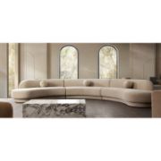 LussoCurve Set + Luxury Affordable Custom Living Room Sofa by Liqana – Saudi Arabia