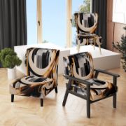 Aura Accent Chair Luxury Affordable Custom Living Room Chairs by Liqana – Saudi Arabia