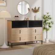 Bamora Dresser Unit + Luxury Affordable Custom Living Room Sofa by Liqana – Saudi Arabia
