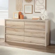 6-Drawer Modern Dresser