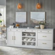 Ru’ya Cabinet  + Luxury Affordable Custom Living Room Sofa by Liqana – Saudi Arabia