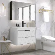 Bathroom Vanity with Ceramic Sink Top