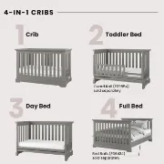 Vero Crib Luxury Affordable Custom Baby Cribs by Liqana – Saudi Arabia