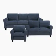 Emilio Chenille 3-Piece+ Luxury Affordable Custom Living Room Sofa by Liqana – Saudi Arabia